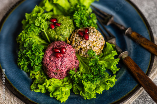 Traditional georgian dish phali photo