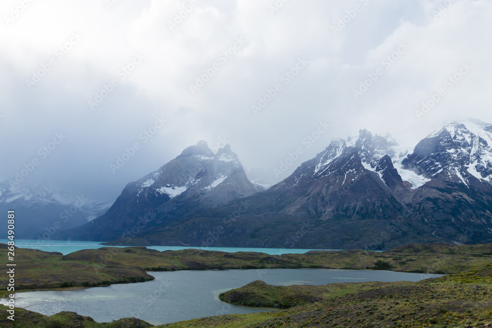 Chilean Patagonia landscape, Torres del Paine National Park