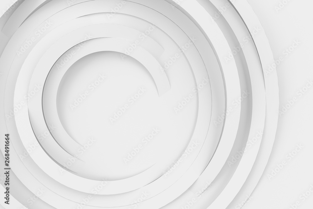 Abstract volume background with the image of a random rotating thin rings. 3D illustration Abstract volume background with the image of a random rotating thin rings. 3D illustration