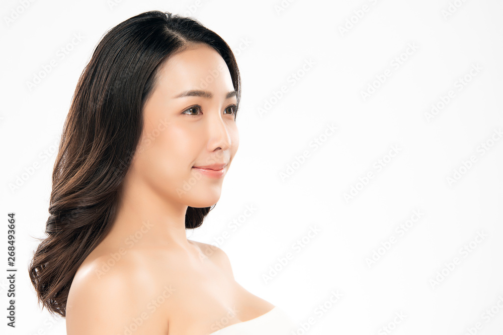 Beautiful Young asian Woman with Clean Fresh Skin Beautiful Young asian Woman with Clean Fresh Skin