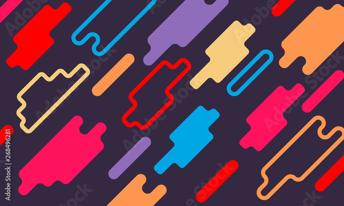 Design background with rounded rectangles