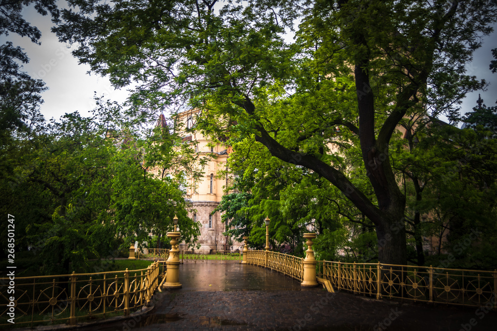 Vajdahunyad castle in a Budapest, capital of Hungary Vajdahunyad castle in a Budapest, capital of Hungary