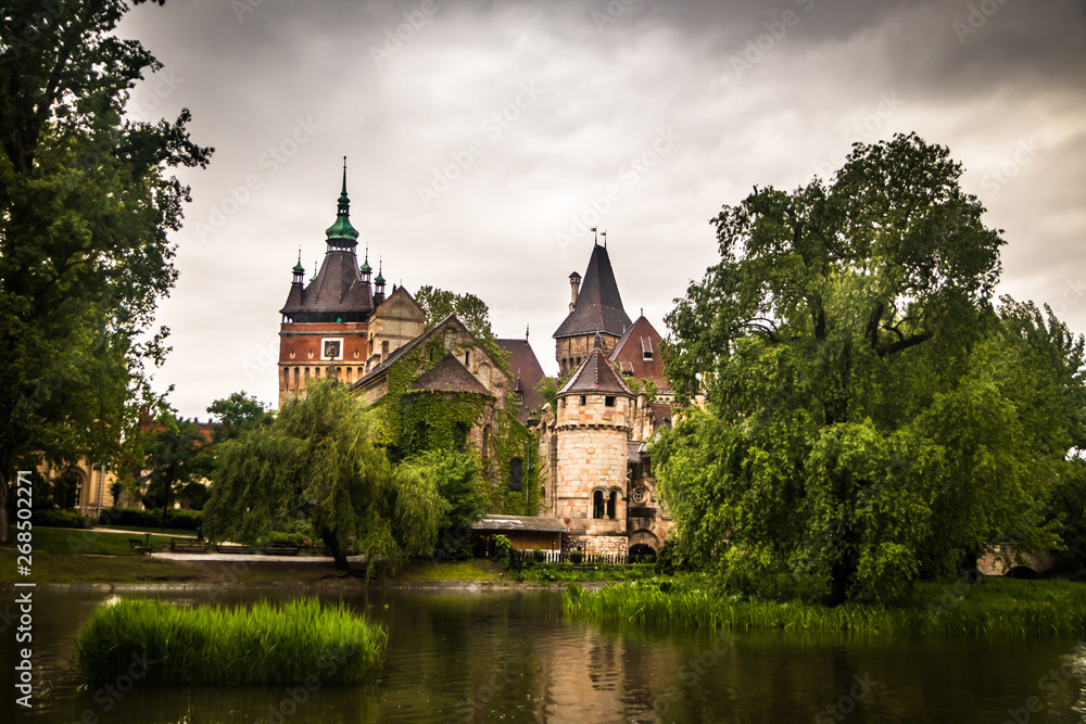 Vajdahunyad castle in a Budapest, capital of Hungary Vajdahunyad castle in a Budapest, capital of Hungary