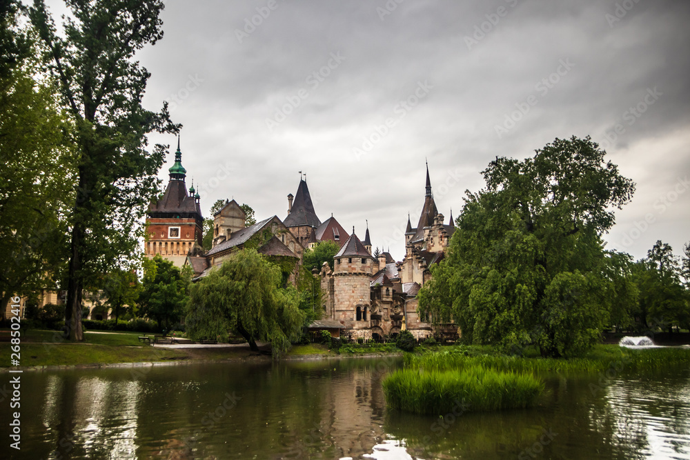 Vajdahunyad castle in a Budapest, capital of Hungary Vajdahunyad castle in a Budapest, capital of Hungary