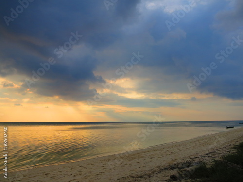 Atardecer en la playa