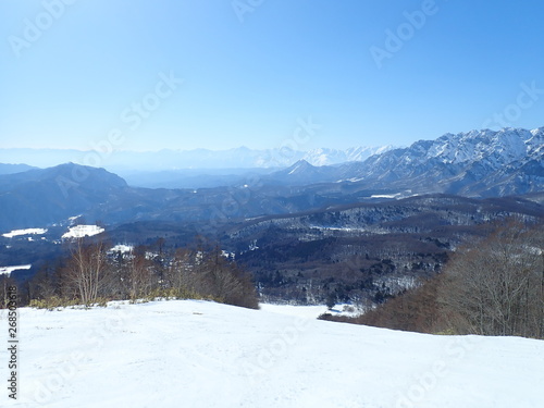 長野の冬景色