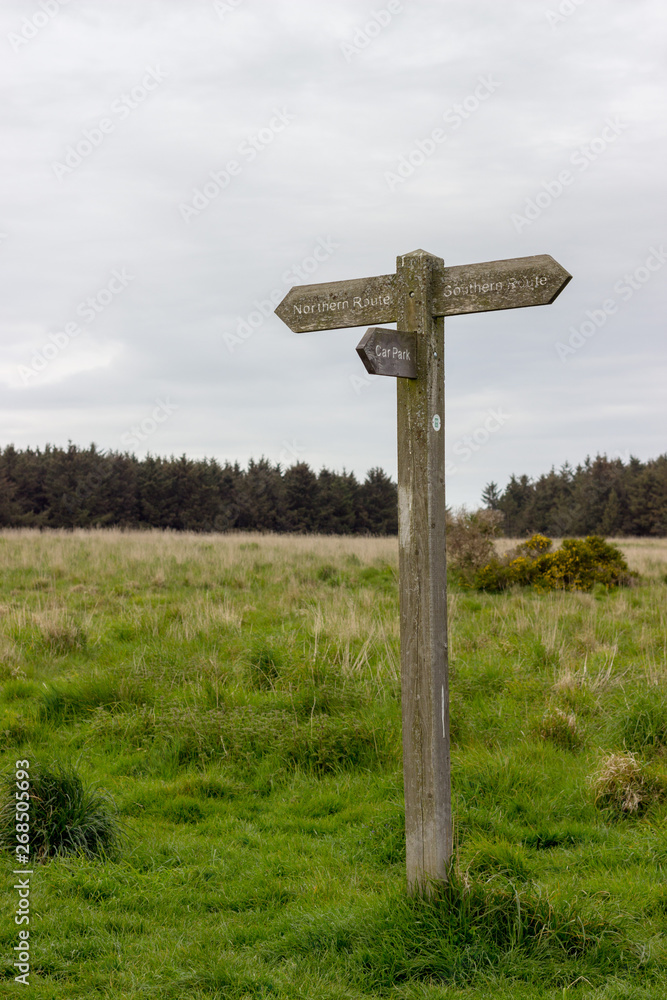 Sign in Scotstown Moor, Aberdeen, Scotland Sign in Scotstown Moor, Aberdeen, Scotland
