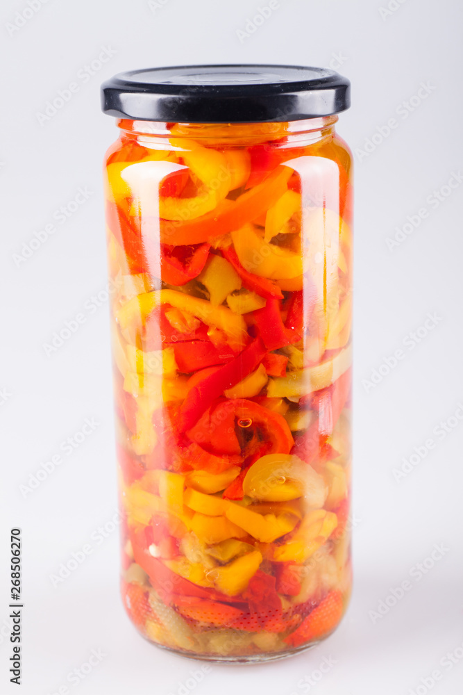 Canning Food Jars of Canned Vegetables Preserved in Glass Storage Canning Food Jars of Canned Vegetables Preserved in Glass Storage