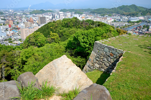 米子城跡本丸からの眺め　鳥取県米子市 photo