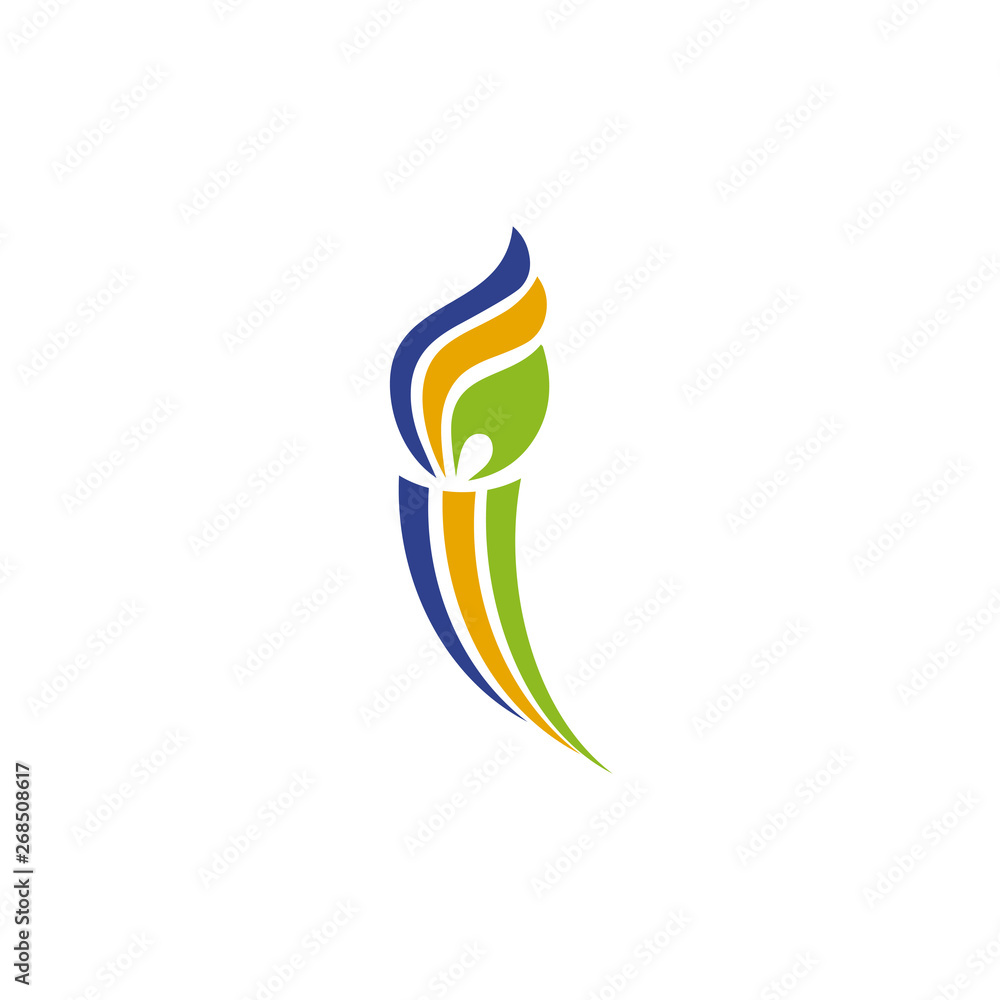 Torch logo inspiration vector template Torch logo inspiration vector template