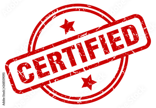 certified