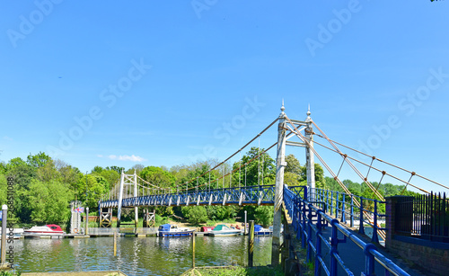 Teddington Locks Footbridge on the Thames Path photo