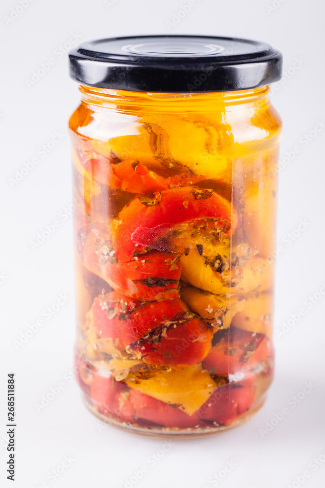 Canning Food Jars of Canned Vegetables Preserved in Glass Storage Canning Food Jars of Canned Vegetables Preserved in Glass Storage
