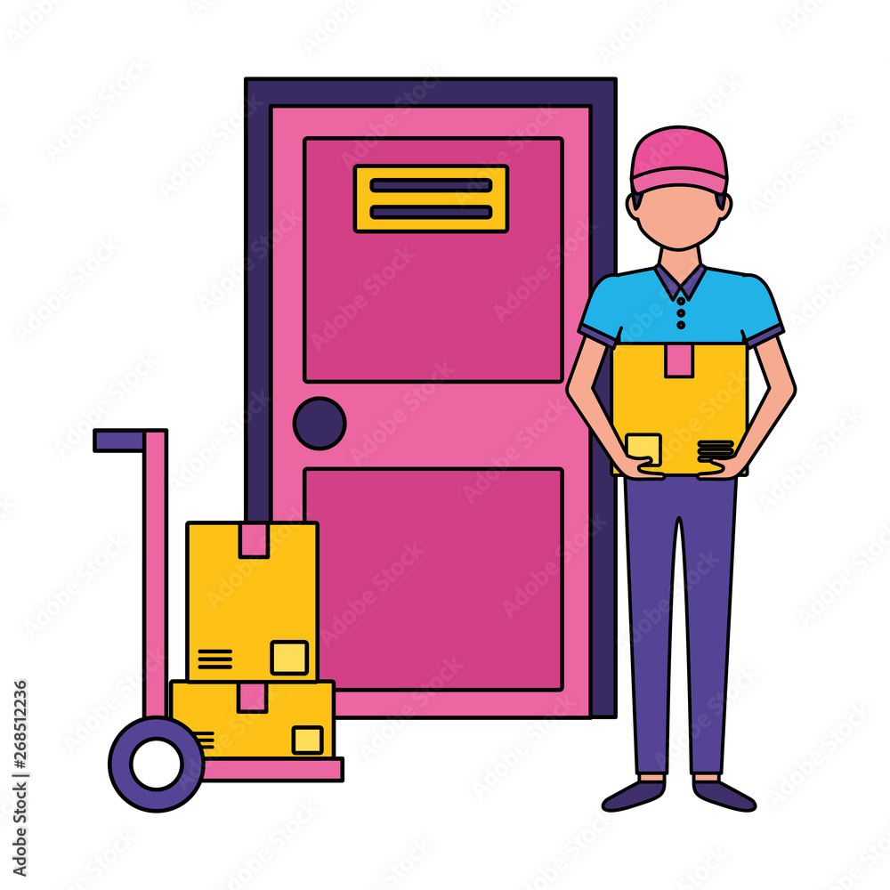 man fast delivery man fast delivery