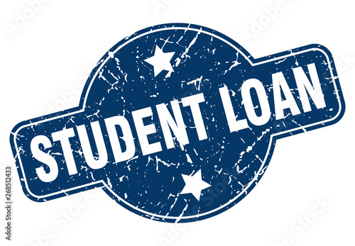 student loan sign