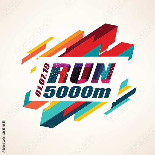 sport and competiotion backgound, running competition poster