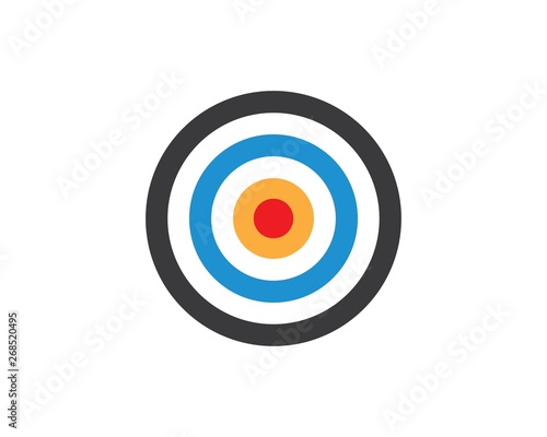 target vector,icon logo illustration