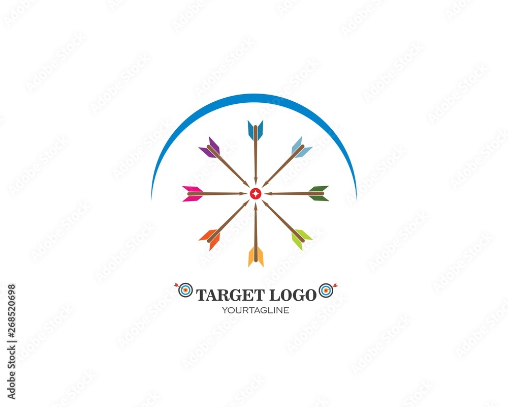 target vector,icon logo illustration target vector,icon logo illustration