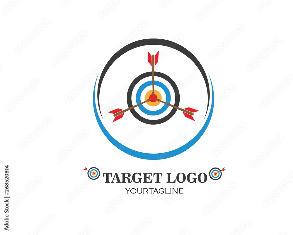 target vector,icon logo illustration target vector,icon logo illustration