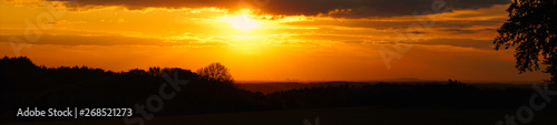 Sonnenuntergang Aske 15.05.19 Panorama 1 