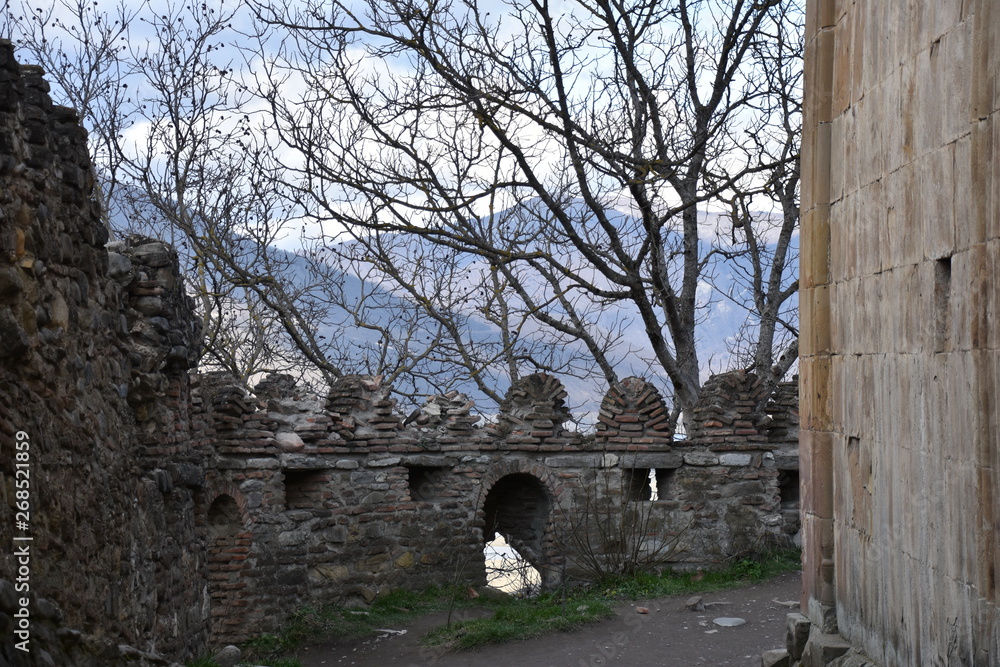 Ananuri Fortress Complex Battlements, Georgia Ananuri Fortress Complex Battlements, Georgia
