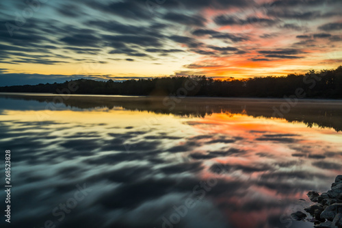 lake sunrise