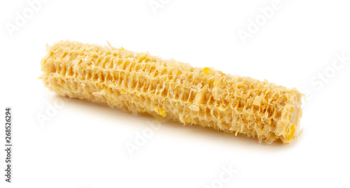 Fully eaten corn on the cob