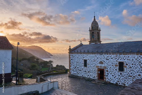 San Andrés de Teixido al atardecer photo