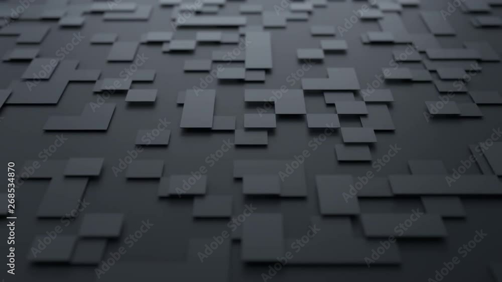Abstract 3d render, geometric background with squares, modern animation, motion design, 4k seamless looped video Abstract 3d render, geometric background with squares, modern animation, motion design, 4k seamless looped video