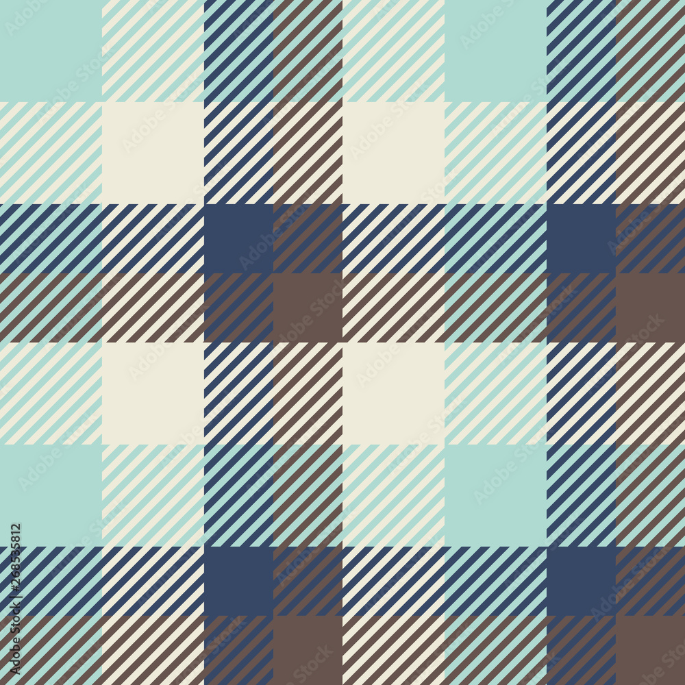 Plaid or tartan vector is background or texture in many color Plaid or tartan vector is background or texture in many color