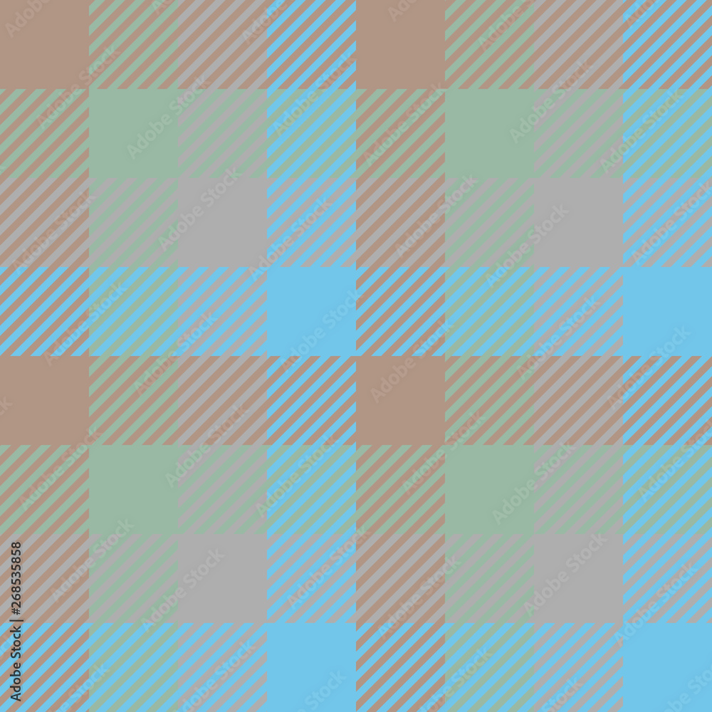 Plaid or tartan vector is background or texture in many color Plaid or tartan vector is background or texture in many color