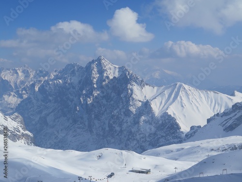 Alpen Zugspitze Blick Österreich