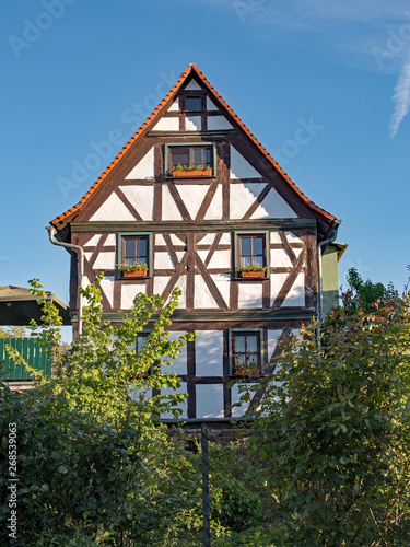 Fachwerkhaus in Bad Vilbel in Hessen, Deutschland  © Lapping Pictures