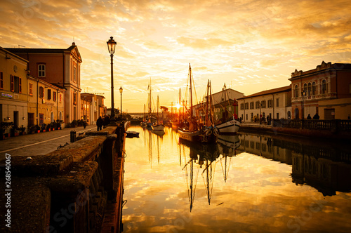 Cesenatico Museum di la Marineria on the channel