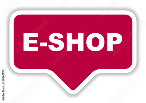 red vector banner eshop