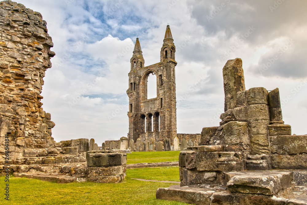 St Andrews Cathedral in St Andrews, Scotland