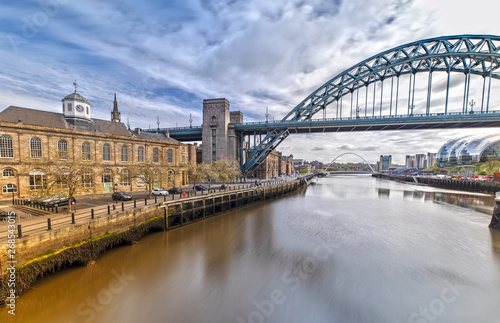 The Tyne Bridge in Newcastle upon Tyne in Great Britain © susanne2688