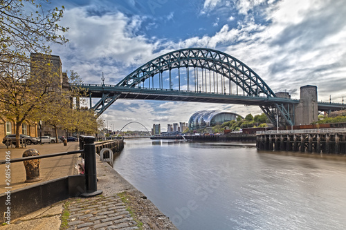 The Tyne Bridge in Newcastle upon Tyne in Great Britain photo