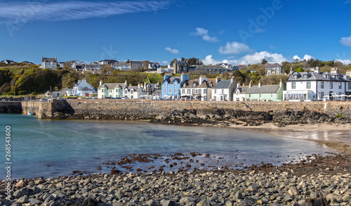View over Portpatrick in Dumfries and Galloway in Scotland photo
