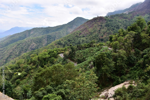 Panoramic view of eastern ghats from Kodaikanal Hills