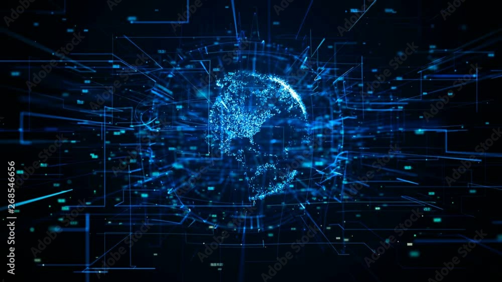 Digital World Networks of Information, digital age global connectivity. Digital World Networks of Information, digital age global connectivity.