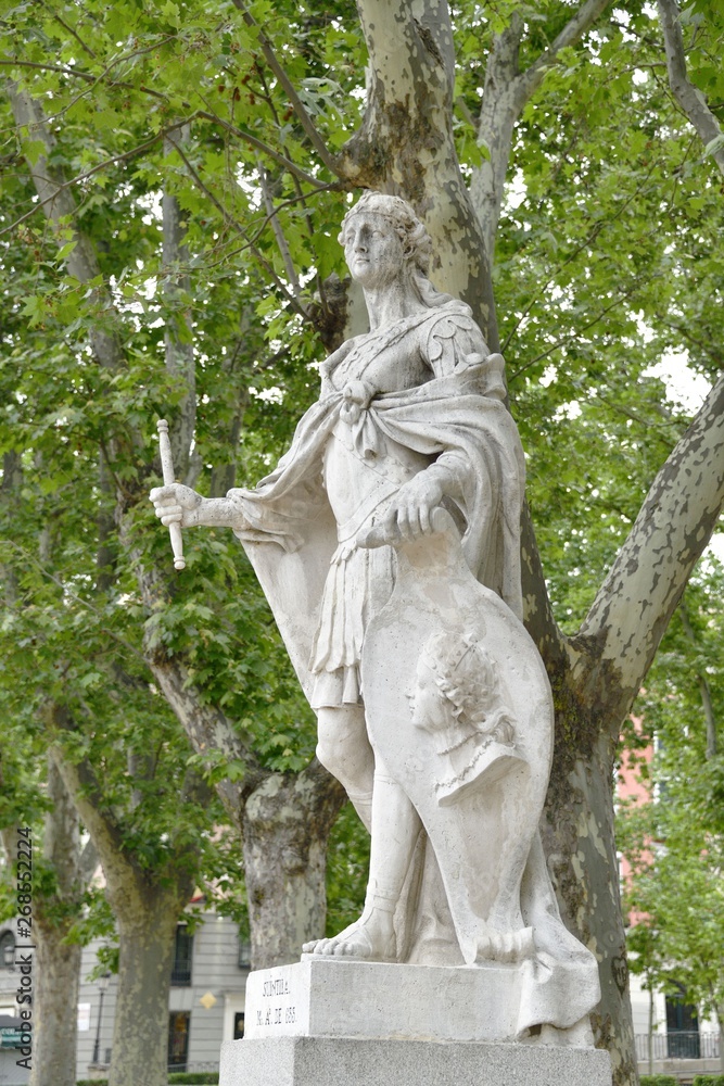 Madrid Royal Palace sculpture