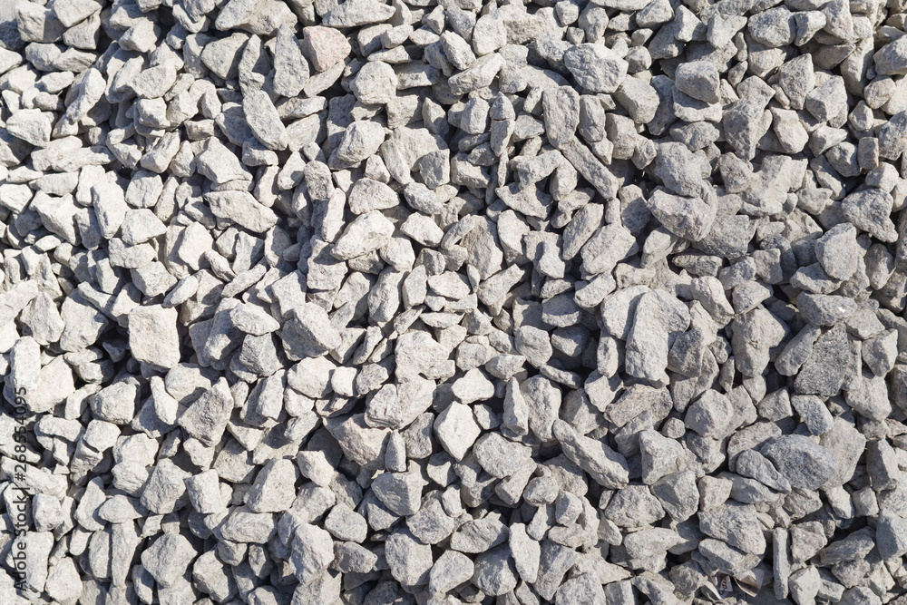 Pile of gravel prepared for construction works Pile of gravel prepared for construction works