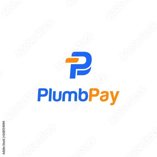 P initial for Pay Logo Design Inspiration
