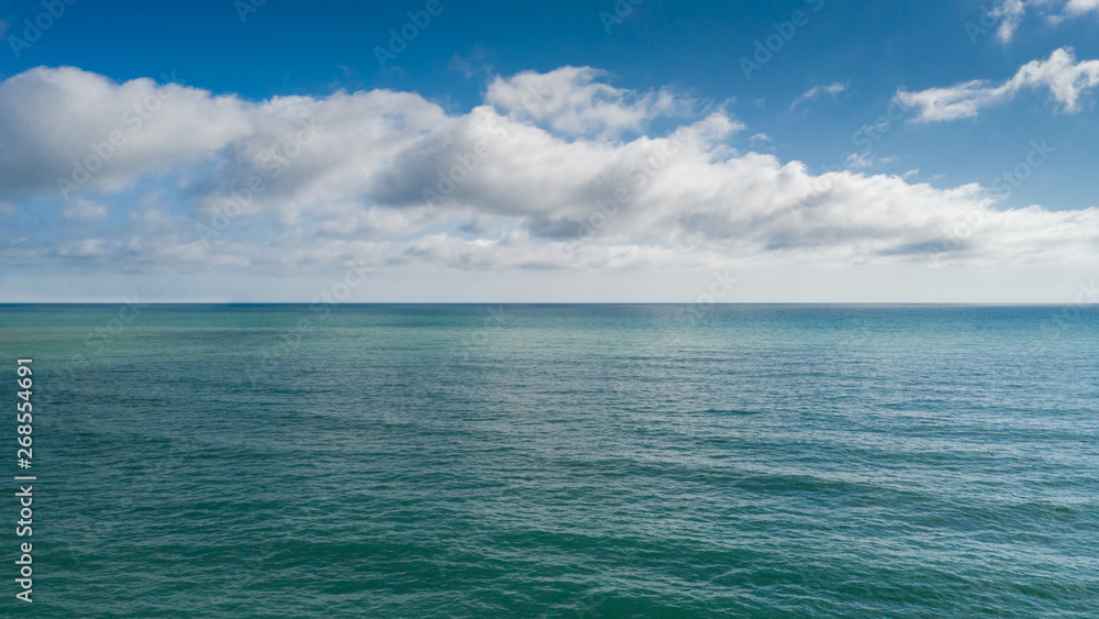 Obraz premium Aerial photography. Seascape. Skyline.