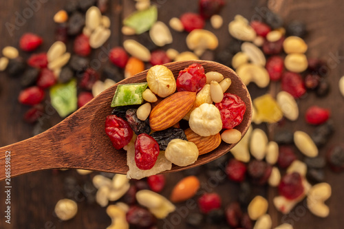 nuts and dried fruits assortment