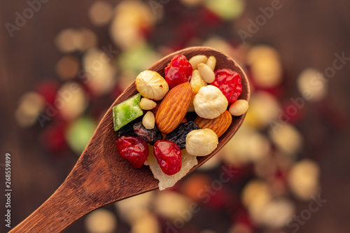 nuts and dried fruits assortment