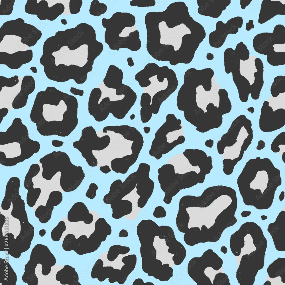Seamless leopard pattern. Stylish background for all surfaces.