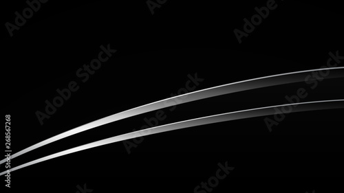 Abstract Layered Black Chrome Trim Automotive Background for all business company with high end look