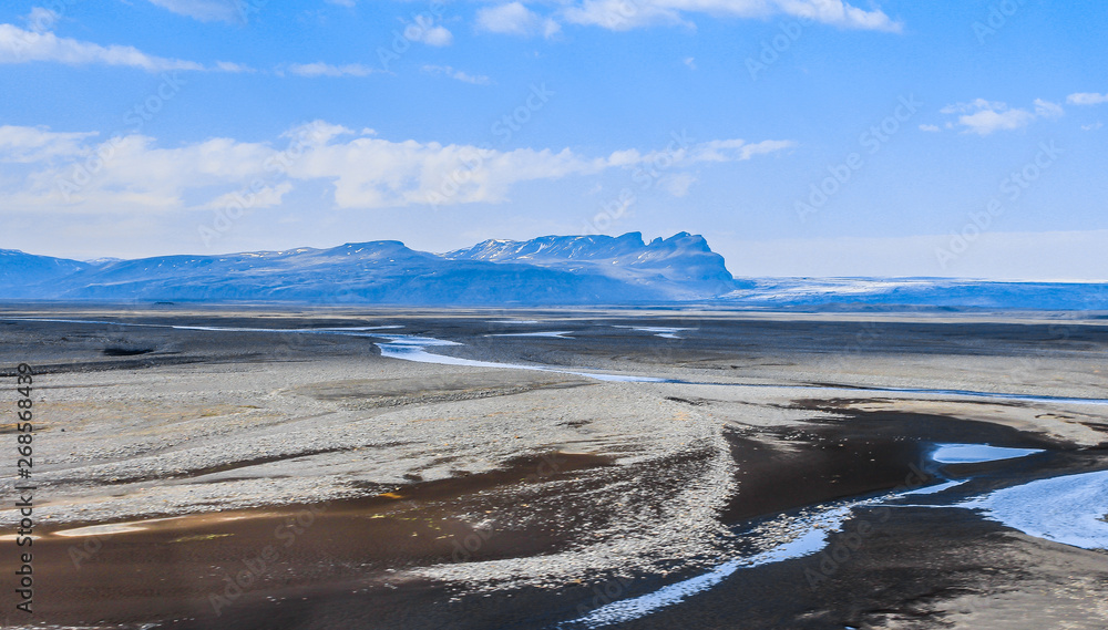 Stunning iclandic landscape. Valley in good weather. Stunning iclandic landscape. Valley in good weather.